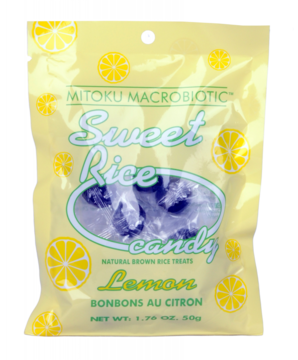 Sweet Rice Candy LEMON 50g Sunfood