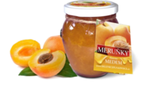 Meruňkový džem slazený medem 210 g