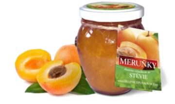 Meruňkový džem slazený výtažkem ze stévie 200 g