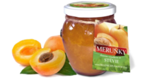 Meruňkový džem slazený výtažkem ze stévie 200 g