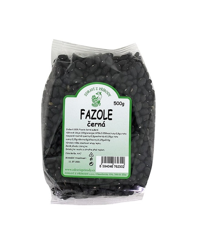 Fazole černá 500g ZP