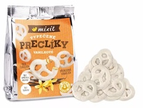 Preclíky vanilkové v bílé čokoládě 70g Mixit