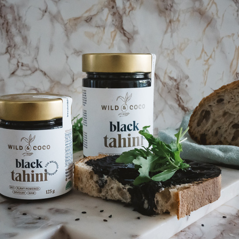 Tahini z černého sezamu125g WildCoco