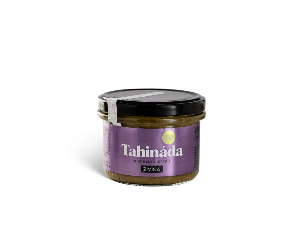 Tahináda Sladká Pistácie s kousky pistácií 220 g ŽIVINA