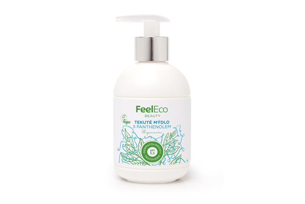 Tekuté mýdlo s panthenolem - vegan - Feel Eco 300ml