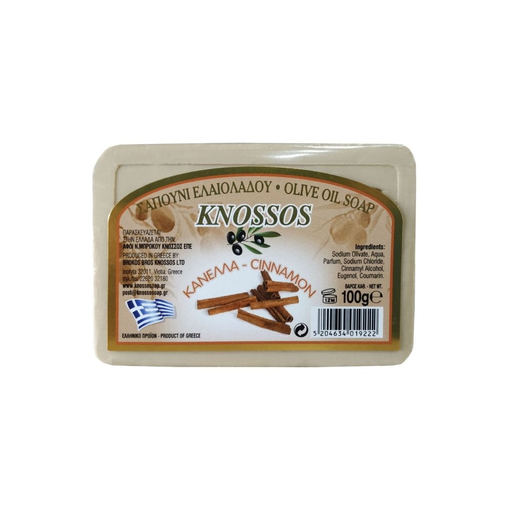 Knossos Olivové mýdlo a skořice 100g