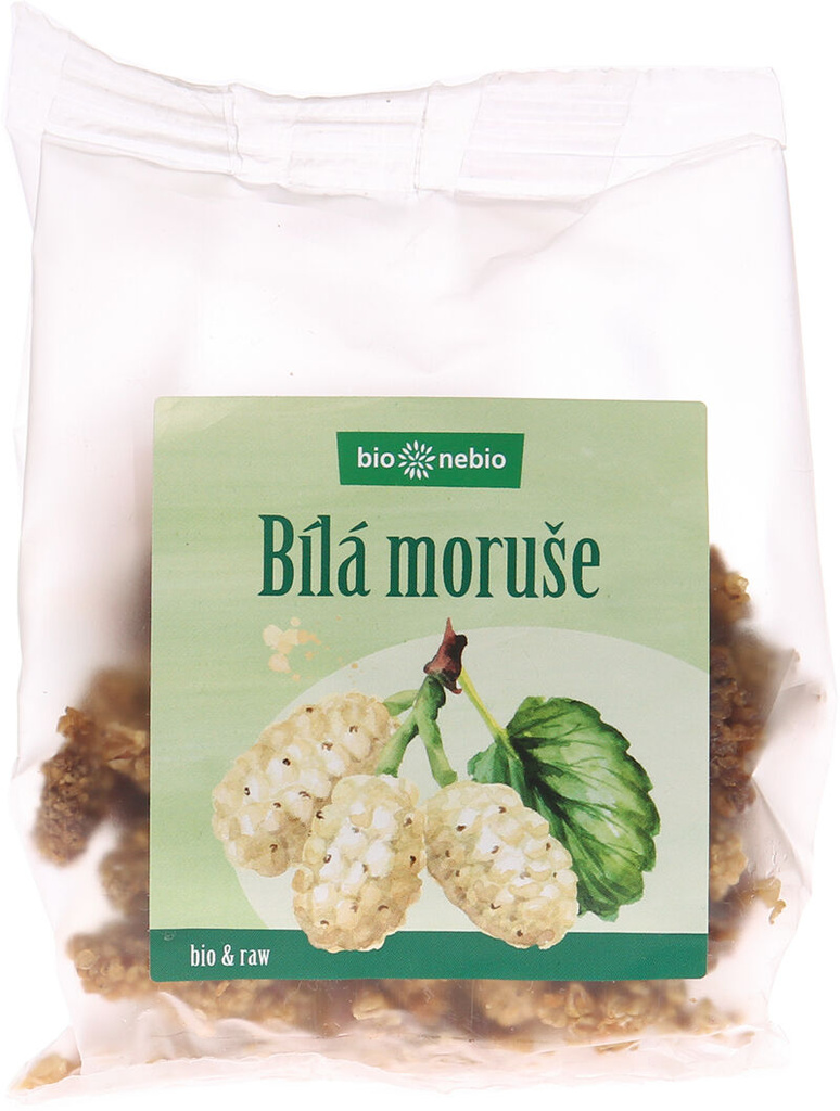 Bio sušená moruše bílá 100g Bio Nebio