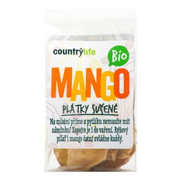 BIO mango plátky sušené 80 g Country Life