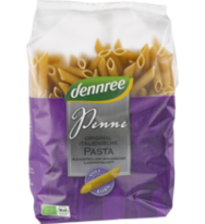 Bio Penne celozrnné těstoviny 500g Dennree