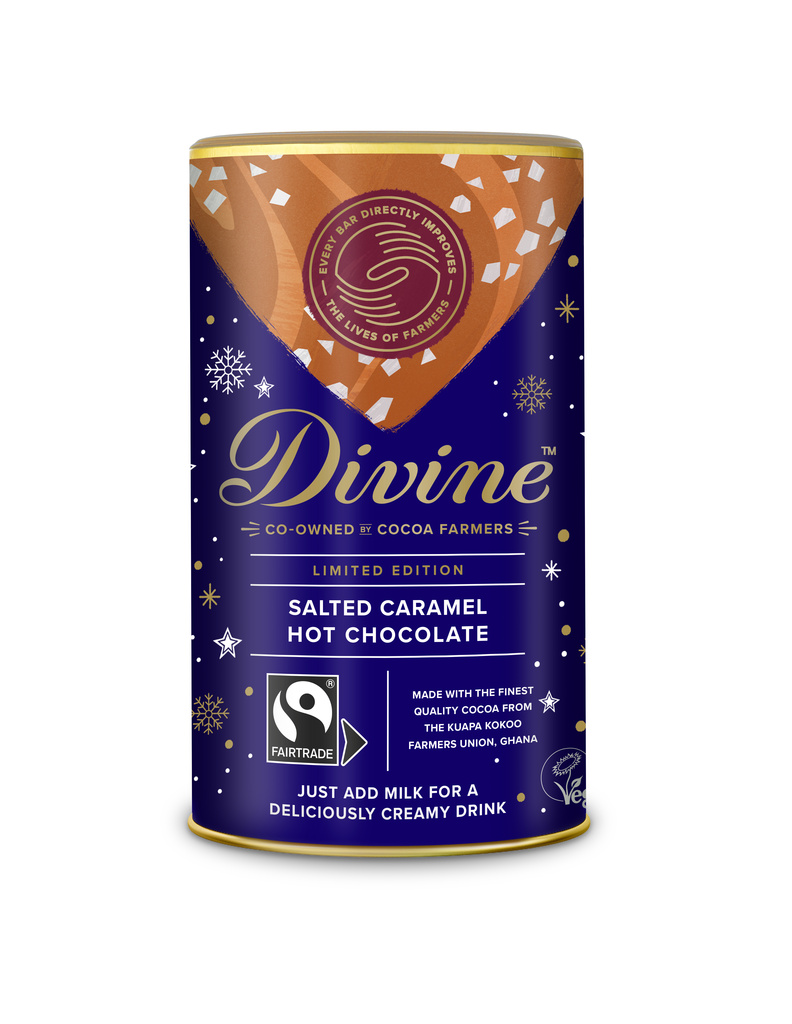 Horká čokoláda se slaným karamelem Divine 300 g