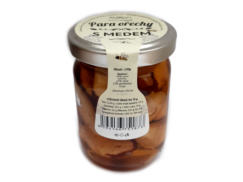 Para ořechy s medem 130g Nature Notea