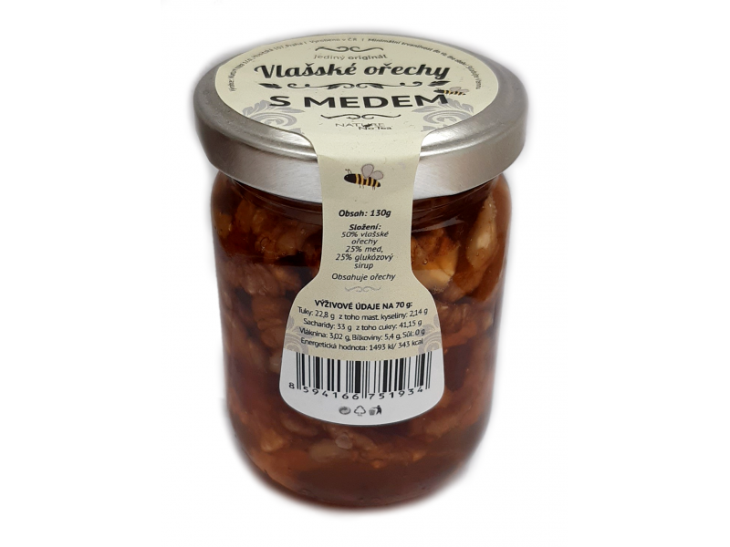 Vlašské ořechy s medem 130g Nature Notea