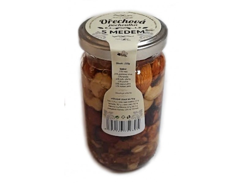 Ořechová pochoutka s medem 220g Nature Notea