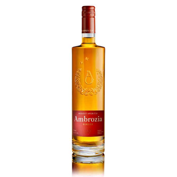 Ambrozia Medový aperitív GINGER 750ml Apimed