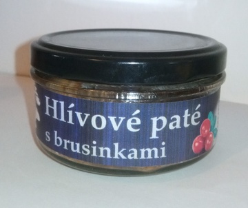 Hlívové paté s brusinkami 140g Mňaminky od maminky
