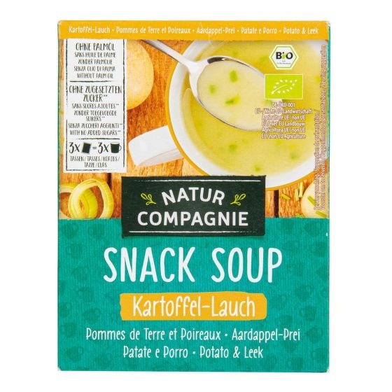 Polévka instantní bramborová s pórkem 60 g BIO NATUR COMPAGNIE 