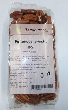 Pekanové ořechy 250g Bezva zdraví