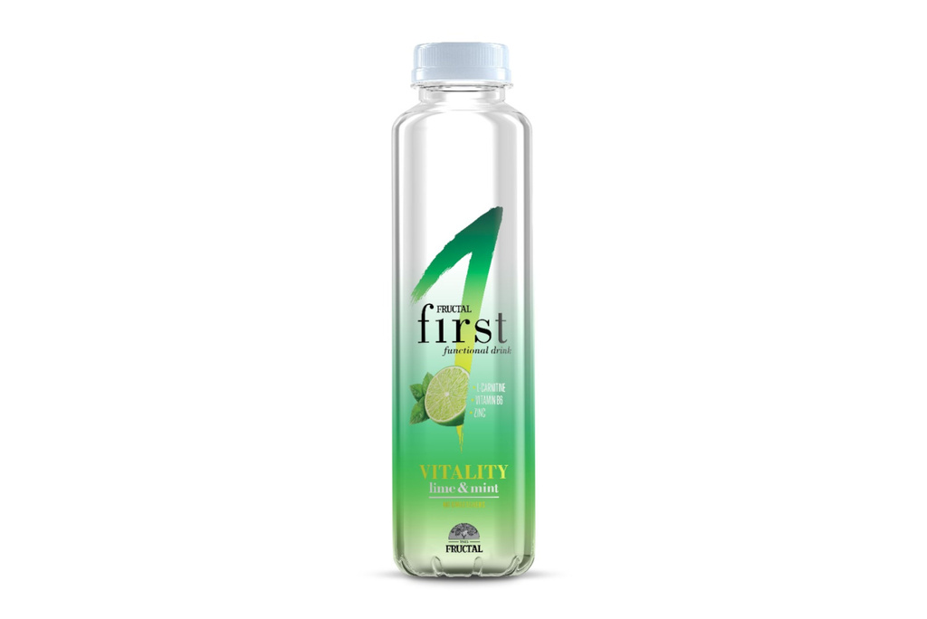 Funkční voda Vitality limetka&máta - Fructal 500ml