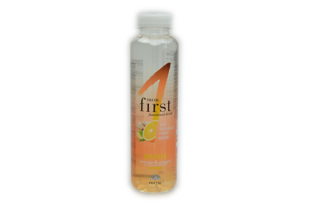 Funkční voda Detox pomeranč&zázvor - Fructal 500ml