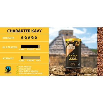 Mayan Gold Instatní káva 100g  CaféDirect