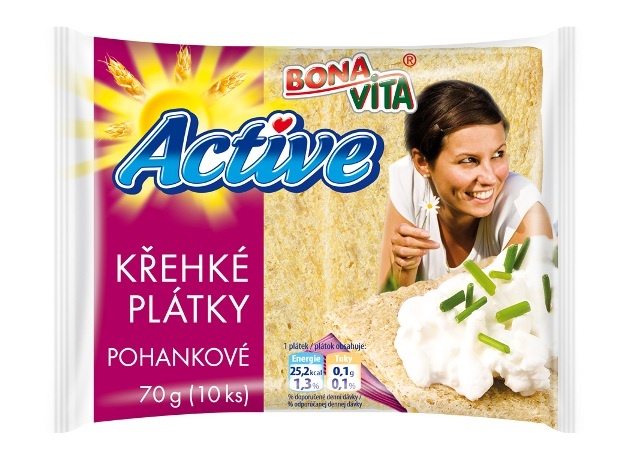 Křehký plátek pohankový 70g Bona Vita