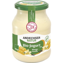 Jogurt mango a vanilka 500g Bio Andechser Natur