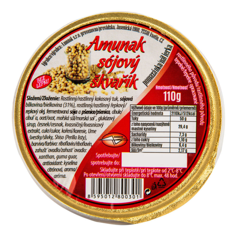 Svačinka škvarková 110g . Amunak 