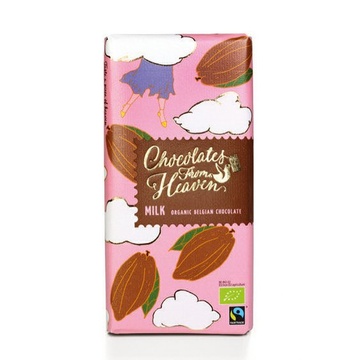 BioCokoladamlecna39%100gChocolatesfromHeaven
