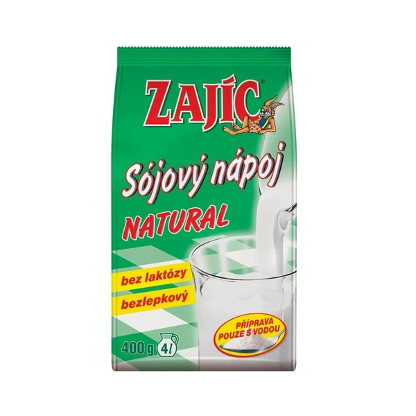 Sójový nápoj natural ZAJÍC 400g-sáček