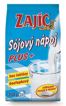 Sójový nápoj  plus ZAJÍC 350g-sáček