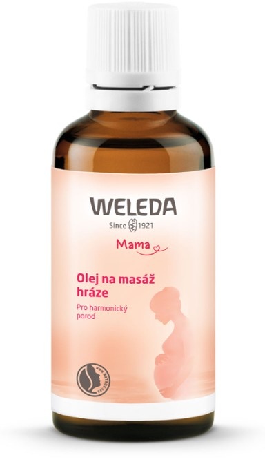 Olej na masáž hráze 50ml  Weleda