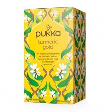 PUKKA - BIO Čaj Ajurvédský 36g TURMERIC GOLD 