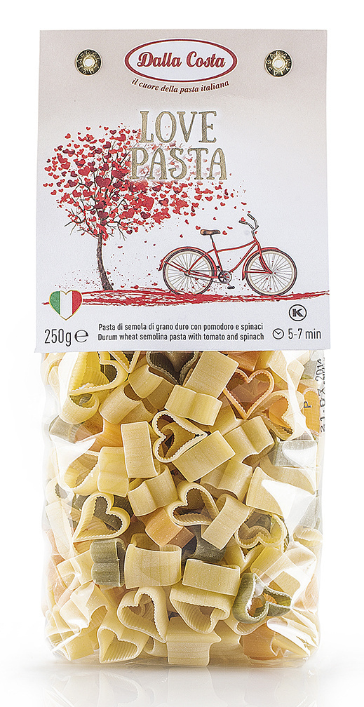 Těstoviny Dalla Costa Love 250 g 