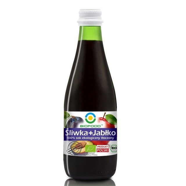 BIO švestkovo jablečný džus 300 ml Biofood