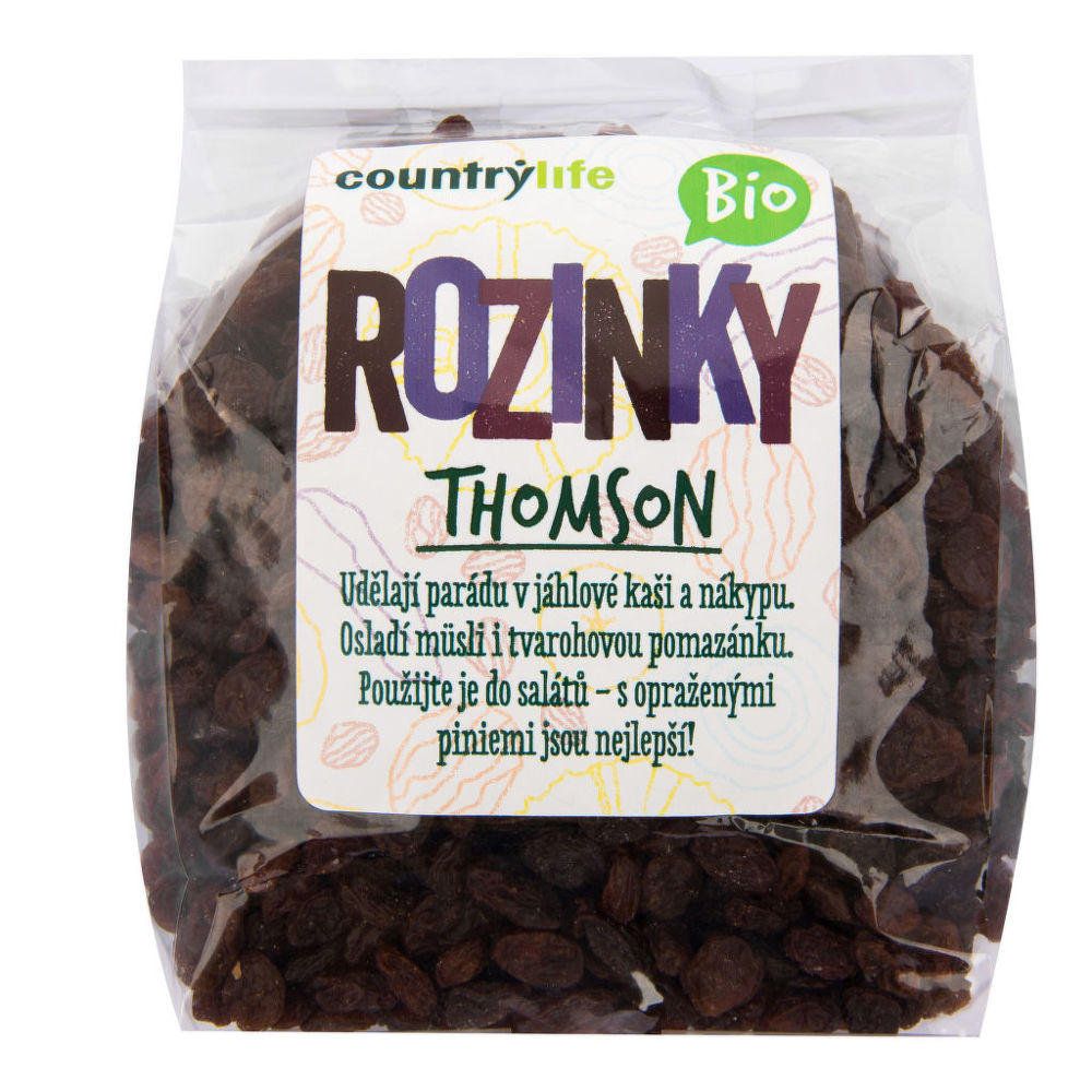 BIO Rozinky Thomson 500 g Country Life