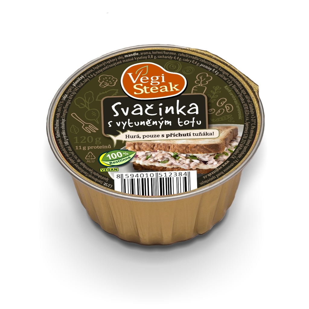 Vegi Steak_Svacinka s vytunenym tofu_produkt