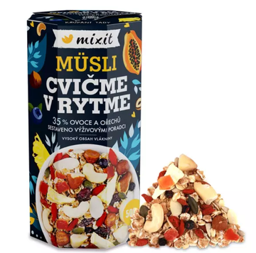 Müsli Cvičme v rytme 500 g Mixit