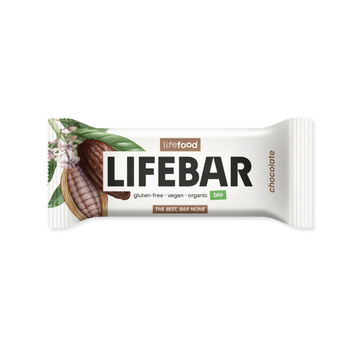 Tyčinka Lifebar čokoládová RAW 40g Lifefood