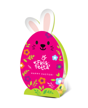 Velikonoční zajíček s mini ovocnými tyčinkami Mix Berries Frukfetta 90 g 