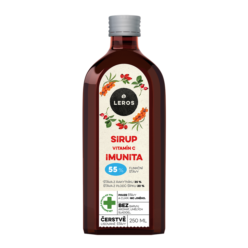 Sirup Vitamín C IMUNITA 250ml LEROS