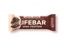 BIO RAW Lifebar High Protein Choco Green 47 g Lifefood