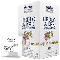 Čaj Hrdlo a Krk s eukalyptem 30g Premium Herbex