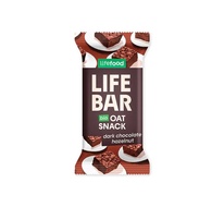 BIO Oat Snack dark chocolate hazelnut 40 g Lifefood 