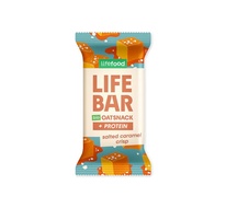 Bio Oat snack Slaný karamel PROTEIN 40g Lifebar