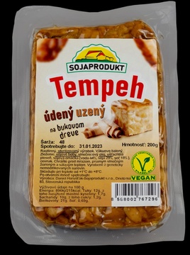 Tempeh uzený 200g Sojaprodukt - trvanlivý