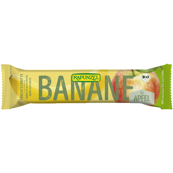 BIO tyčinka banán a jablko 40 g Rapunzel