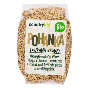 Bio Pohanka loupaná kroupy 500g Country Life
