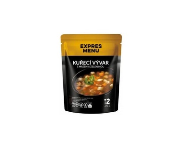 Kuřecí vývar se zeleninou 600g Expres Menu