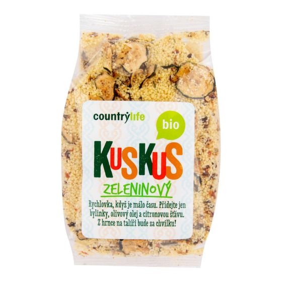 Bio Kuskus ochucený-zeleninový 330 g COUNTRY LIFE 
