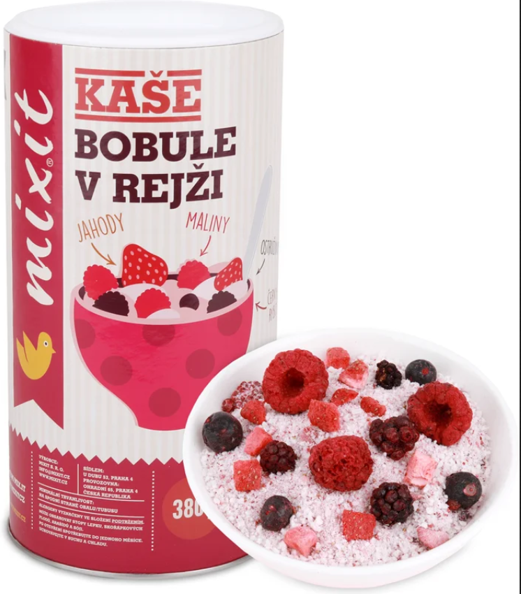 Kaše Bobule v rejži 380 g Mixit
